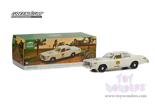 19112 Greenlight Artisan 1977 Plymouth Fury model diecast car