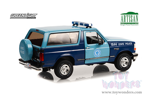 19120 Greenlight Artisan 1996 Ford Bronco XLT model diecast car