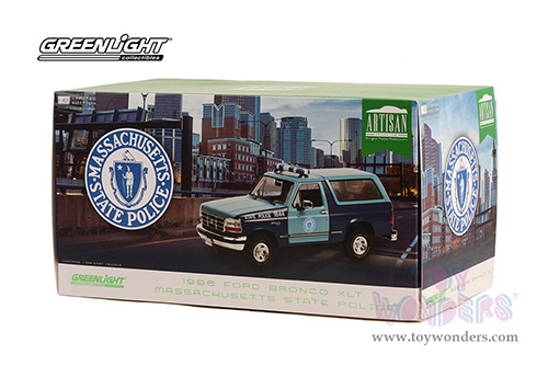 19120 Greenlight Artisan 1996 Ford Bronco XLT model diecast car retail box package