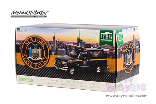  19121 Greenlight Artisan 1996 Ford Bronco XLT model diecast car retail box package