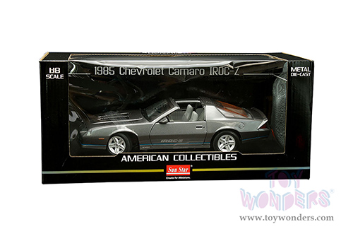Sun Star USA - Chevrolet&reg; Camaro IROC-Z T-Top (1985, 1/18 scale diecast model car, Medium Gray) 1944