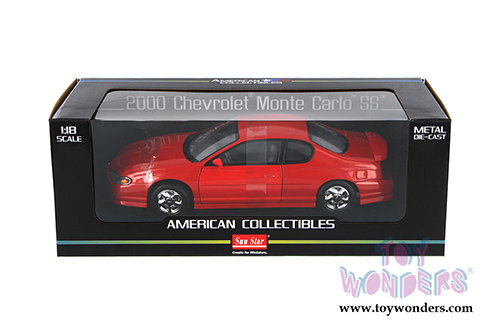 Sun Star - Chevy Monte Carlo SS Hardtop (2000, 1/18 scale diecast model car, Torch Red) 1987R