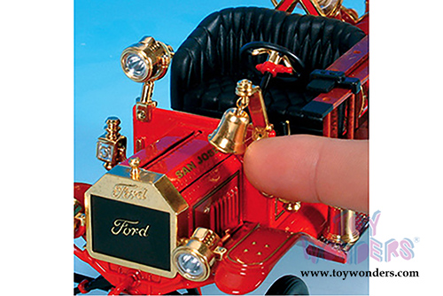 Lucky Road Signature - Ford Model T Fire Truck (1914, 1/18 scale die cast model car, Red) 20038R