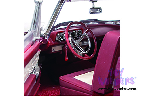 Lucky Road Signature - Lincoln Continental Mark II Hard Top (1956, 1/18 scale diecast model car, Burgundy) 20078BG