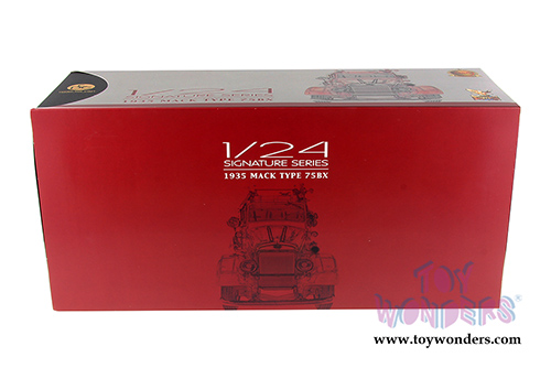 Lucky Road Signature - Mack Type 75BX Fire Truck (1935, 1/24 scale diecast model car, Red) 20098R