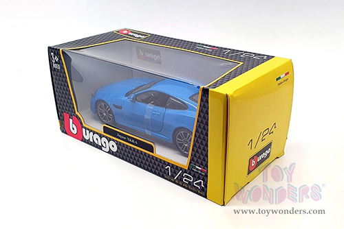 BBurago - Jaguar XKR-S Coupe (1/24 scale diecast model car, Blue) 21063BU