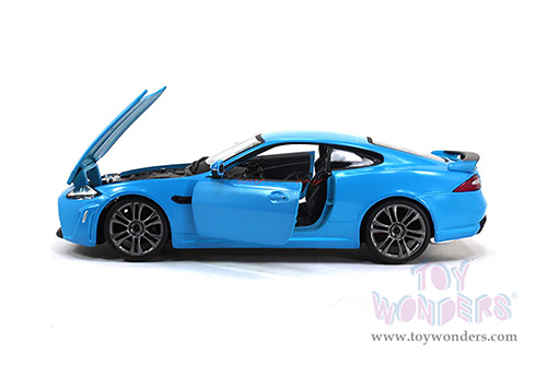 BBurago - Jaguar XKR-S Coupe (1/24 scale diecast model car, Blue) 21063BU