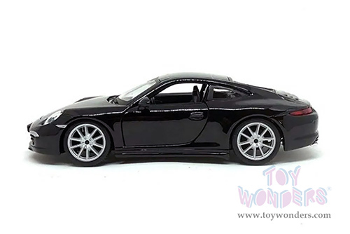 BBurago - Porsche 911 Carrera S Hardtop (2011, 1/24 scale diecast model car, Black) 21065BK