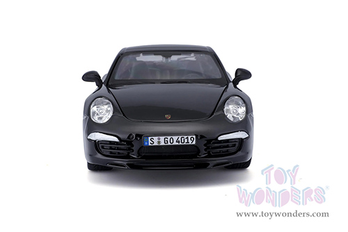 BBurago - Porsche 911 Carrera S Hardtop (2011, 1/24 scale diecast model car, Black) 21065BK