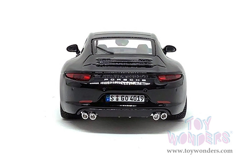 BBurago - Porsche 911 Carrera S Hardtop (2011, 1/24 scale diecast model car, Black) 21065BK