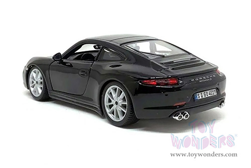 BBurago - Porsche 911 Carrera S Hardtop (2011, 1/24 scale diecast model car, Black) 21065BK