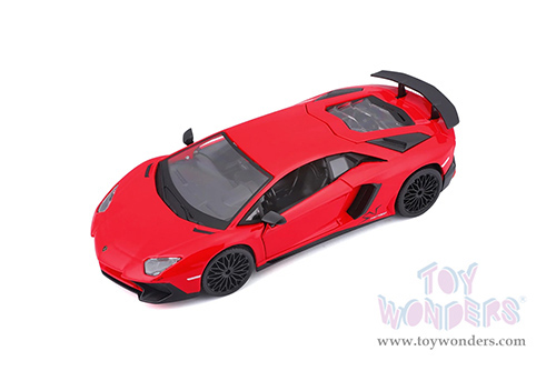 BBurago -  Lamborghini Aventador LP 750-4 SV Coupé (1/24 scale diecast model car, Red) 21079R