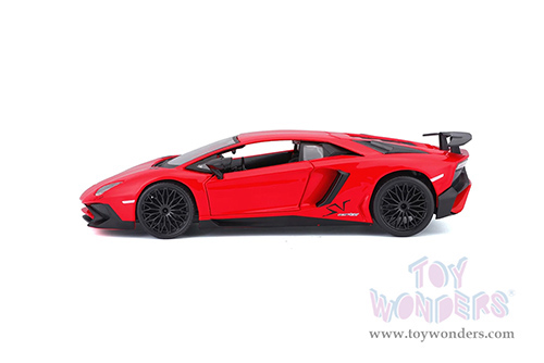 BBurago -  Lamborghini Aventador LP 750-4 SV Coupé (1/24 scale diecast model car, Red) 21079R