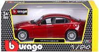 Show product details for BBurago - Alfa Romeo Giulia (2016, 1/24 scale diecast model car, Red) 21080R