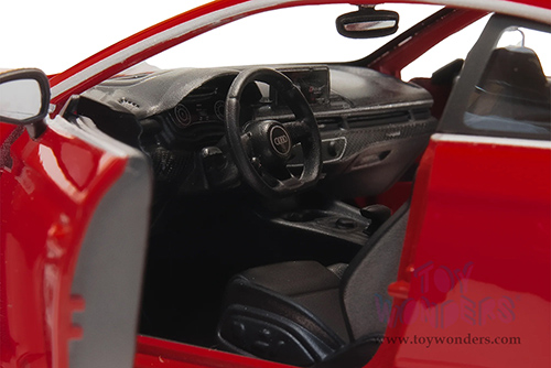 BBurago - Audi RS 5 Coupé (2019, 1/24 scale diecast model car, Red) 18-21090R