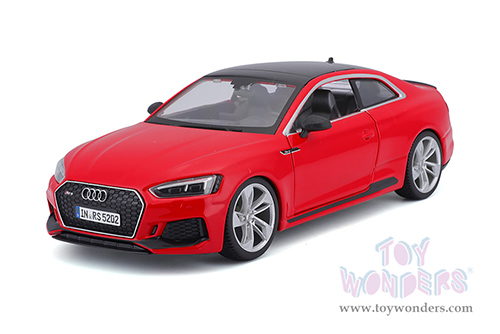 BBurago - Audi RS 5 Coupé (2019, 1/24 scale diecast model car, Red) 18-21090R