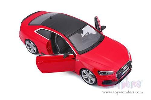 BBurago - Audi RS 5 Coupé (2019, 1/24 scale diecast model car, Red) 18-21090R