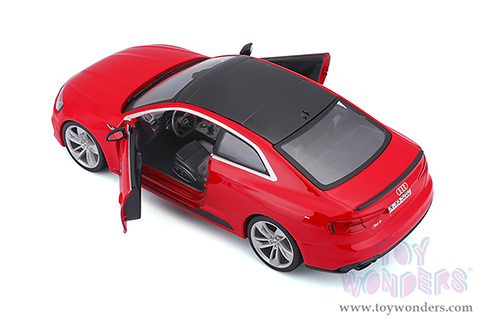 BBurago - Audi RS 5 Coupé (2019, 1/24 scale diecast model car, Red) 18-21090R