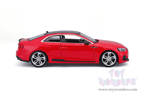 BBurago - Audi RS 5 Coupé (2019, 1/24 scale diecast model car, Red) 18-21090R
