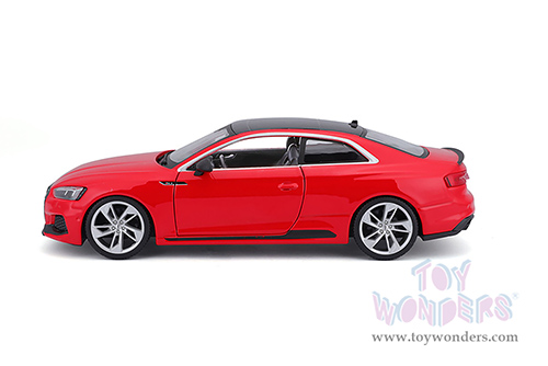 BBurago - Audi RS 5 Coupé (2019, 1/24 scale diecast model car, Red) 18-21090R