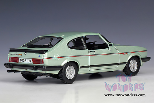 BBurago - Ford Capri Hard Top (1982, 1/24 scale diecast model car, Green) 21093GN