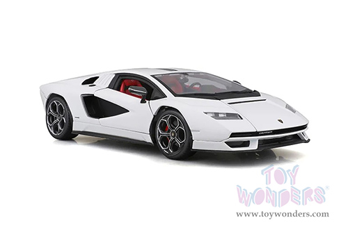 BBurago -  Lamborghini Countach LPI 800-4 (1/24 scale diecast model car, White) 21102WT