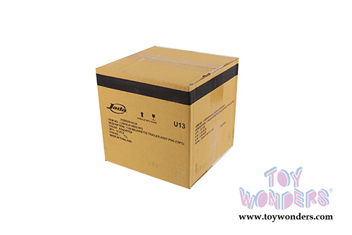 Jada Toys - Majorette Trailer Set Assortment (1/64 scale diecast model car, Asstd.) 2120520141JA