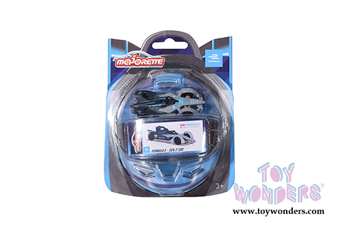 Jada Toys - Majorette Formula-E Deluxe Gen 2 Car, 4-assorted (1/64 scale diecast model car, Asstd.) 2120840251JA