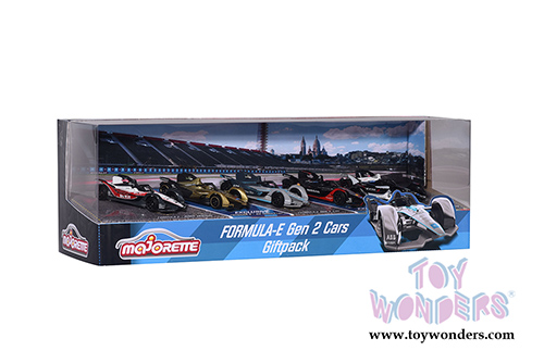 Jada Toys - Majorette Formula-E Gen 5 Pieces Giftpack (1/64 scale diecast model car, Asstd.) 2120840261JA