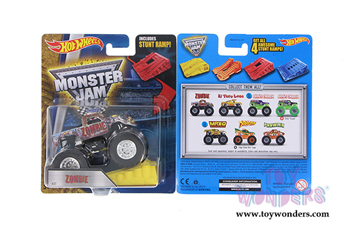 Mattel Hot Wheels - Monster Jam Assortment (1/64 scale diecast model car, Asstd.) 21572/984M