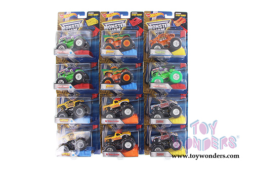 Mattel Hot Wheels - Monster Jam Assortment (1/64 scale diecast model car, Asstd.) 21572/984M