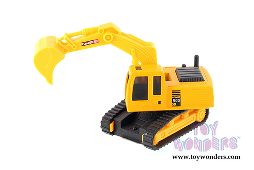 Heavy Construction Excavator (4.5" diecast model car, Asstd.) 2188D