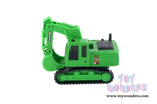 Heavy Construction Excavator (4.5" diecast model car, Asstd.) 2188D
