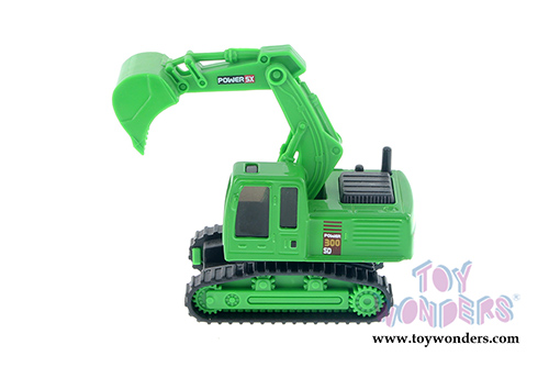 Heavy Construction Excavator (4.5" diecast model car, Asstd.) 2188D