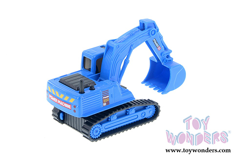 Heavy Construction Excavator (4.5" diecast model car, Asstd.) 2188D