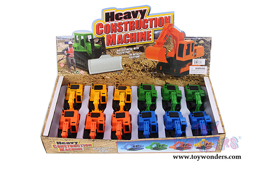 Heavy Construction Excavator (4.5" diecast model car, Asstd.) 2188D