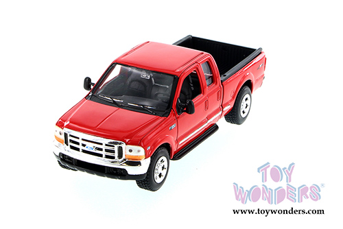 Welly - Ford F350 Pickup (1999, 1/24 scale diecast model car, Red) 22081WR