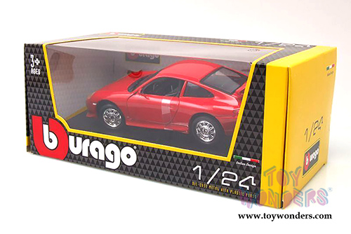 BBurago - Porsche GT3 Hard Top (1/24 scale diecast model car, Red) 22084R