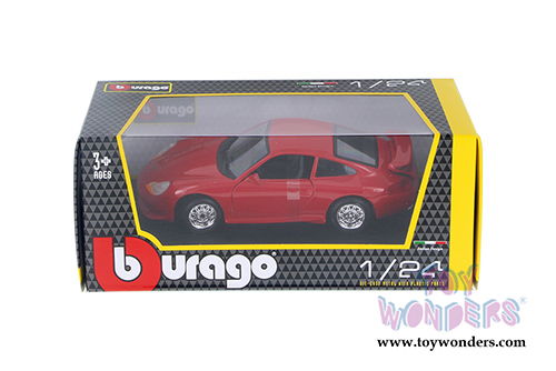 BBurago - Porsche GT3 Hard Top (1/24 scale diecast model car, Red) 22084R