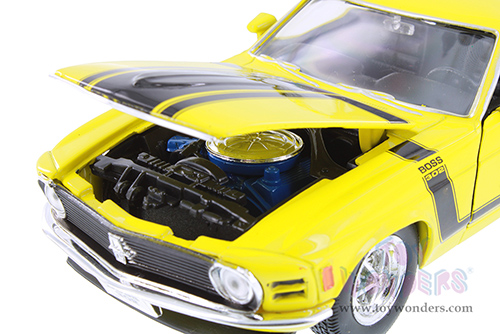 Showcasts® Collectibles - Ford Mustang Boss 302 (1970, 1/24 scale diecast model car, Asstd.) 22088/4D MAP: $19.99