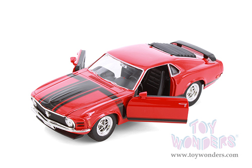 Showcasts® Collectibles - Ford Mustang Boss 302 (1970, 1/24 scale diecast model car, Asstd.) 22088/4D MAP: $19.99