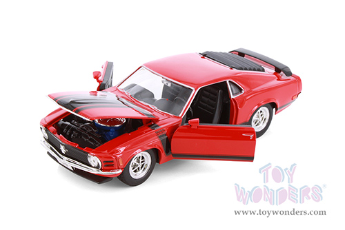 Showcasts® Collectibles - Ford Mustang Boss 302 (1970, 1/24 scale diecast model car, Asstd.) 22088/4D MAP: $19.99