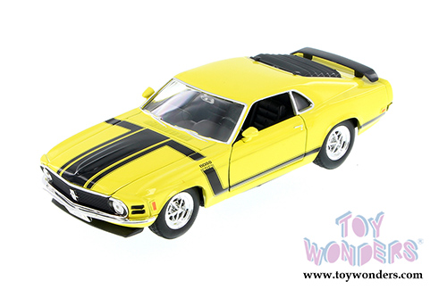 Showcasts® Collectibles - Ford Mustang Hardtop (1970, 1/24 scale diecast model car, Asstd.) 22088/4D MAP: $19.99