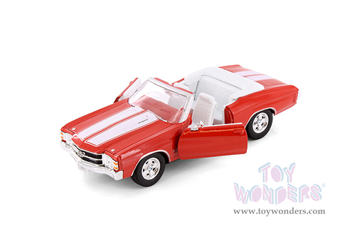 Welly - Chevy Chevelle SS454 Convertible (1971, 1/24 scale diecast model car, Asstd.) 22089/4D