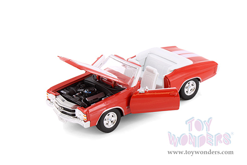 Welly - Chevy Chevelle SS454 Convertible (1971, 1/24 scale diecast model car, Asstd.) 22089/4D