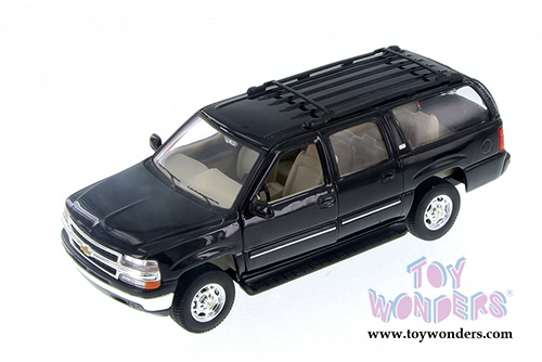 Welly - Chevrolet&reg; Suburban&trade; (2001, 1/24 scale diecast model car, Black) 22090WBK