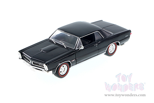 Welly - Pontiac GTO Hardtop (1965, 1/24 scale diecast model car, Black) 22092WBK