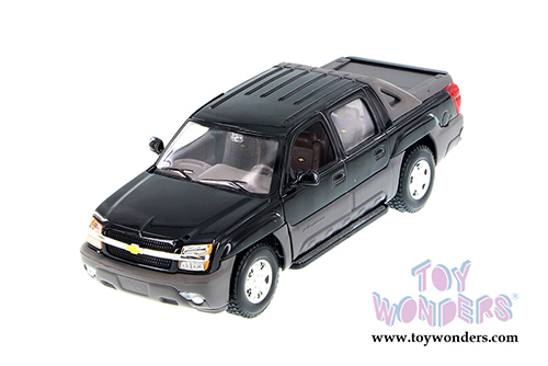 Welly - Chevy Avalanche Pickup (2002, 1/24 scale diecast model car, Black) 22094WBK