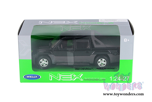 Welly - Chevy Avalanche Pickup (2002, 1/24 scale diecast model car, Black) 22094WBK