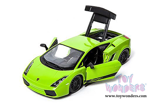 BBurago - Lamborghini Gallardo Superleggera Hardtop (2007, 1/24 scale diecast model car, Green) 22108GN